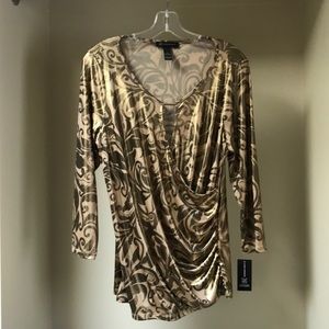 INC Gold Blouse